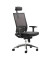 Bürostuhl my Optimax, schwarz / silber, mit Armlehnen, bis 120kg
