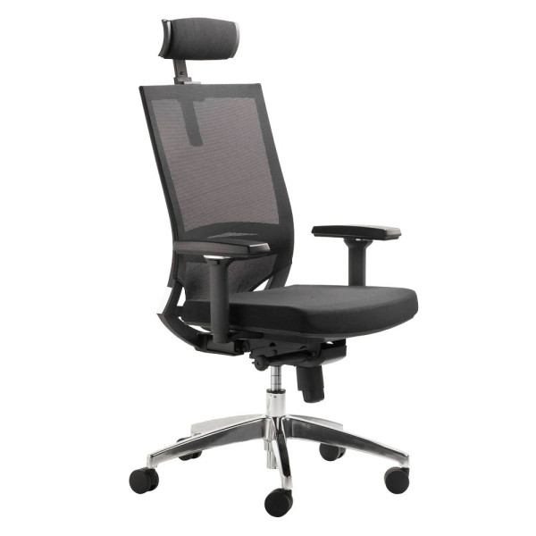 4032376006313 - Bürostuhl my Optimax schwarz   silber mit Armlehnen bis 120kg 4032376006313 Mayer