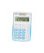 Taschenrechner 120 Solar-/Batterie LCD-Display weiß/blau 1-zeilig 12-stellig