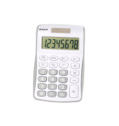 Taschenrechner 120 Solar-/Batterie LCD-Display weiß/grau 1-zeilig 12-stellig