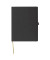 Notizbuch 40028-25-464, Tucson, schwarz, A4, kariert, 80g, 96 Blatt / 192 Seiten