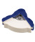 Eckenrunder M10L blau M10L-BL