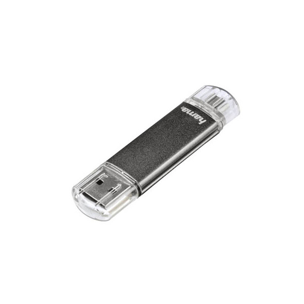 4047443295477 - USB-Stick Laeta Twin micro USB grau 128 GB 4047443295477 Hama 4047443295477 - USB-Stick Laeta Twin micro USB grau 128 GB 4047443295477 Hama