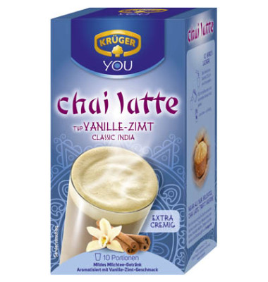 Instanttee Chai-Latte Classic India 207390, Vanille-Zimt, l&ouml;slich
