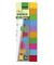 Haftmarker HN684, Multicolor transparent, 44x12,5mm, gelb/orange/grün/blau/lila/pink/rot, ohne, rechteckig