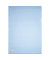 Sichthüllen Pyramide 50009107, A4, blau, transparent genarbt, oben & rechts offen, 0,19mm