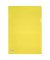 Sichth&uuml;llen Pyramide 50009121, A4, gelb, transluzent genarbt, oben & rechts offen, 0,19mm