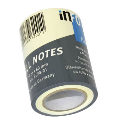 Haftnotizspender-Nachfüllrolle 5620-01, Ersatzrolle, gelb Haftnotizspender-Nachfüllrolle 5620-01, Ersatzrolle, gelb