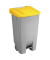 Mülleimer 120,0 l grau, gelb H24055-18