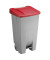 Mülleimer 120,0 l grau, rot H24055-25