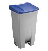 Mülleimer 120,0 l grau, blau H24055-34