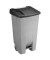 Mülleimer 120,0 l grau, schwarz H24055-95