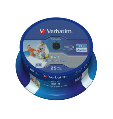 Bluray-Rohlinge 43811 BD-R, 25 GB, Spindel 