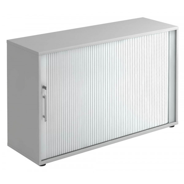 4032062151273 - Aktenschrank BETA V1732S 5 S RE Kunststoff Holz abschließbar 2 OH 120 x 748 x 40 cm silber lichtgrau 4032062151273 Hammerba