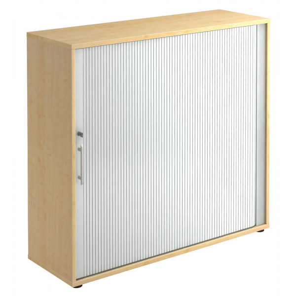 4032062151433 - Aktenschrank BETA V1733S 3 S RE Kunststoff Holz abschließbar 4 OH 120 x 110 x 40 cm silber ahorn 4032062151433 Hammerbacher