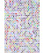 Geschenkpapier COLORADO 504490, Rauten, 50cm x 20m, weiß/grün/lila/blau/grau
