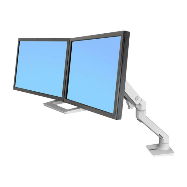 ergotron Monitor-Halterung HX mit HD-Gelenk 45-647-216 weiß für 1 Monitor,  Tischklemme, Tischbohrung ++ büroplus