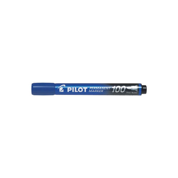 4902505511110 - Permanentmarker 100 SCA-100-L blau 1mm Rundspitze 4902505511110 Pilot