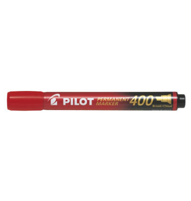 Permanentmarker 400, SCA-400-R 4011002, rot, 1-4mm Keilspitze