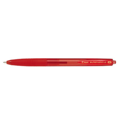 Kugelschreiber SUPER GRIP G BPGG-8R-M-RR, rot, 0,4mm, nachf&uuml;llbar