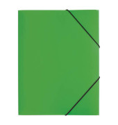 Eckspannmappe Lucy Trend 21613-05, A4 gr&uuml;n Polypropylen (PP) 80g, mit 3 Einschlagklappen