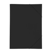 Eckspannmappe Lucy Trend 21638-01, A3 schwarz Polypropylen (PP) 80g, mit 3 Einschlagklappen