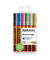 Lackmarker METALLIC-SET, MO200197, Pack, metallic/ -schwarz/ -blau/ -grün/ -pink/ silber/ gold, 2mm Rundspitze