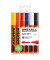 Lackmarker MO200453, Pack, gelb/orange/rot/blau/weiß/schwarz, 4mm Rundspitze