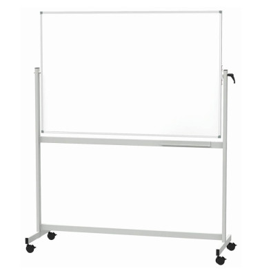 Stativdrehtafel-Whiteboard MAULstandard, 6459284, 135,5x189,5x55,8cm (BxHxT), kunststoffbeschichtet, Aluminium