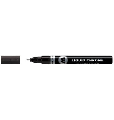 Lackmarker LIQUID CHROME, MO703102, Stift, chrom, 2mm Rundspitze