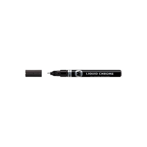 4250397625485 - Lackmarker LIQUID CHROME MO703102 Stift chrom 2mm Rundspitze 4250397625485 Molotow