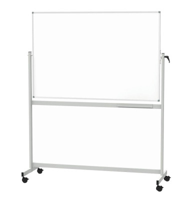 Stativdrehtafel-Whiteboard MAULstandard, 6459484, 195,5x194,5x55,8cm (BxHxT), kunststoffbeschichtet, Aluminium