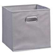 Aufbewahrungsbox 14110, 30 Liter, für A4, außen 320x320x320mm, Stoff grau