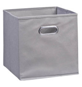 Aufbewahrungsbox 14110, 30 Liter, für A4, außen 320x320x320mm, Stoff grau