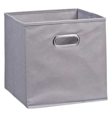 Aufbewahrungsbox 14110, 30 Liter, für A4, außen 320x320x320mm, Stoff grau