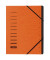 Ordnungsmappe 12 Fächer orange 40059-12