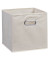 Aufbewahrungsbox 14111, 30 Liter, au&szlig;en 320x320x320mm, Stoff beige