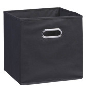 Aufbewahrungsbox 14113, 30 Liter, au&szlig;en 320x320x320mm, Stoff schwarz