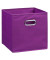 Aufbewahrungsbox 14115, 30 Liter, für A4, außen 320x320x320mm, Stoff violett