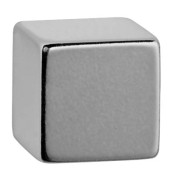 Haftmagnet 6169496, W&uuml;rfel, 20x20mm, silber, 20kg