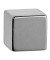 Haftmagnet 6169496, W&uuml;rfel, 20x20mm, silber, 20kg