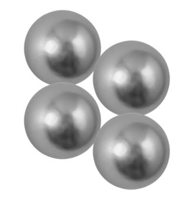 Neodym-Haftmagnete 6167696 rund 15mm Ø silber 4000g Haftkraft
