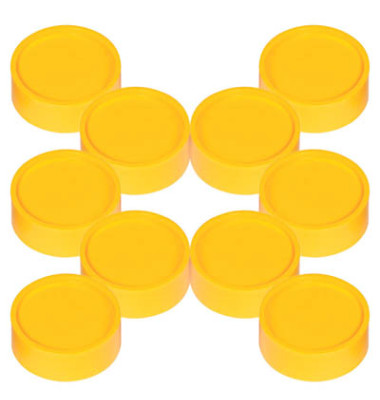 Haftmagnete 6173313 rund 34x14mm (ØxH) gelb 2000g Haftkraft