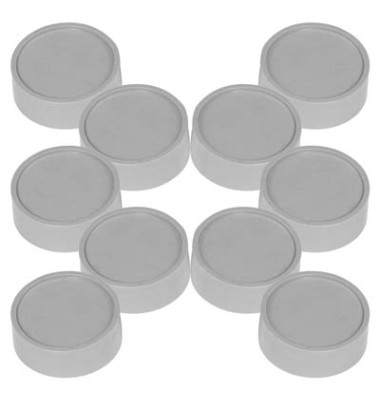 Haftmagnete 6173384 rund 34x14mm (ØxH) grau 2000g Haftkraft