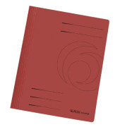 Schnellhefter 11034295, A4, rot, Karton, 240g, Vorderdeckel opak
