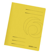 Schnellhefter 11034303, A4, gelb, Karton, 240g, Vorderdeckel opak