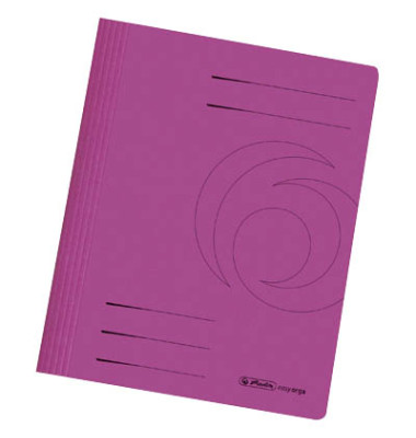 Schnellhefter 11037124, A4, pink, Karton, 240g, Vorderdeckel opak
