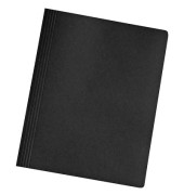 Schnellhefter 11130325, A4, schwarz, Karton, 240g, Vorderdeckel opak