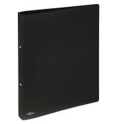 Ringbuch Lucy Colours 20900-01, A4 2 Ringe 25mm Ring-&Oslash; Polypropylen (PP) schwarz