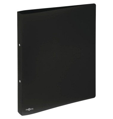 Ringbuch Lucy Colours 20900-01, A4 2 Ringe 25mm Ring-&Oslash; Polypropylen (PP) schwarz